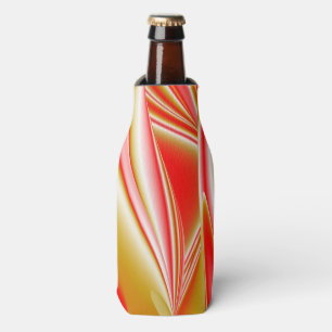Rafraichisseur De Bouteilles Love and Gold Abstrait 3D Rainbowart