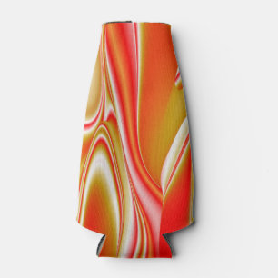 Rafraichisseur De Bouteilles Love and Gold Abstrait 3D Rainbowart
