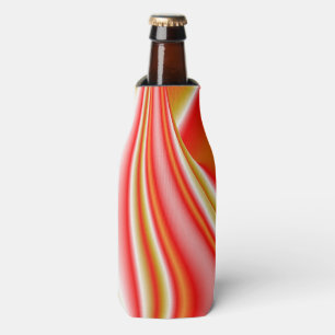 Rafraichisseur De Bouteilles Love and Gold Abstrait 3D Rainbowart