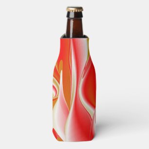 Rafraichisseur De Bouteilles Love and Gold Abstrait 3D Rainbowart