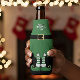 Rafraichisseur De Bouteilles Lutin de Noël Fêtes Vert