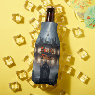 Rafraichisseur De Bouteilles Maison d'Halloween avec Frankie, gris foncé