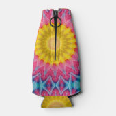 Rafraichisseur De Bouteilles Mandala à Cravate arc-en-ciel avec symétrie vibran (Dos)