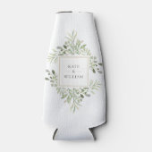 Rafraichisseur De Bouteilles Mariage de feuillage végétal (Devant)