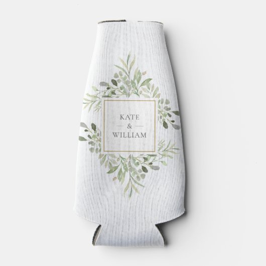 Rafraichisseur De Bouteilles Mariage de feuillage végétal (Devant)