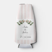 Rafraichisseur De Bouteilles Mariage romantique rose pâle (Devant)