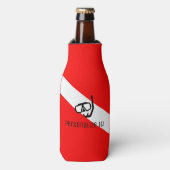 Rafraichisseur De Bouteilles Masque de plongée avec drapeau (Bottle Devant)