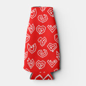 Rafraichisseur De Bouteilles Mazes de la Saint Valentin blanche (Devant)