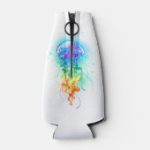 Rafraichisseur De Bouteilles Méduse arc-en-ciel (Dos)