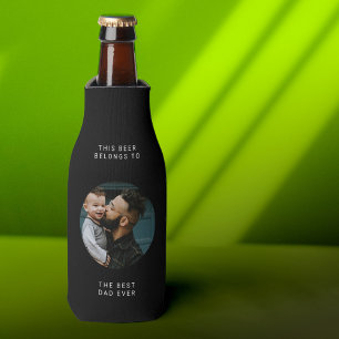 Rafraichisseur De Bouteilles Meilleur papa jamais Fête des pères photo et tex