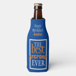 Rafraichisseur De Bouteilles Meilleure typographie jamais Stepdad Bleu