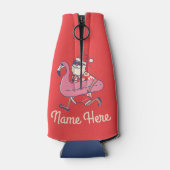 Rafraichisseur De Bouteilles Mele Kalikimaka Père Noël Flamant rose Noël Getawa (Dos)