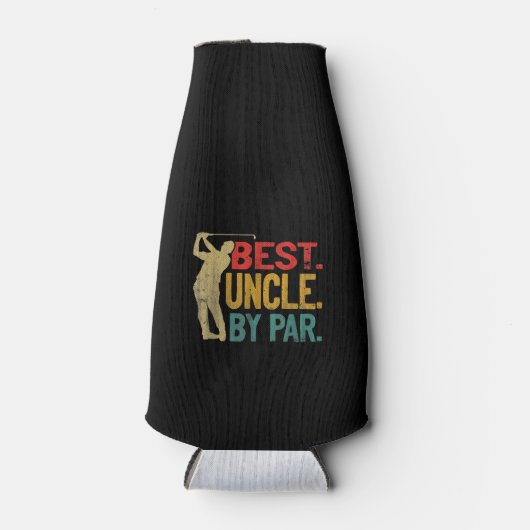 Rafraichisseur De Bouteilles Mens Best Uncle By Par Retro Fêtes des pères Cadea (Devant)