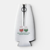 Rafraichisseur De Bouteilles Merry Catmas Funny Christmas Kitten (Dos)