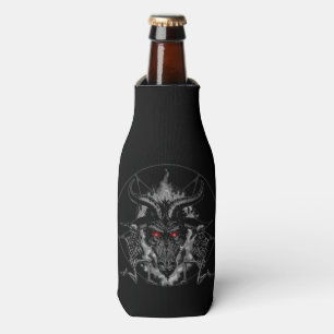Rafraichisseur De Bouteilles Métal de noir de pentagone étoilé de Baphomet