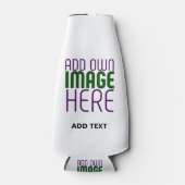 RAFRAICHISSEUR DE BOUTEILLES MODÈLE DE TEXTE D'IMAGE BLANCHE SIMPLE MODERNE (Devant)