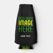 RAFRAICHISSEUR DE BOUTEILLES MODÈLE DE TEXTE D'IMAGE NOIRE SIMPLE ET MODERNE (Devant)