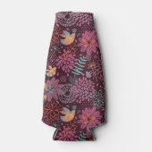 Rafraichisseur De Bouteilles Modèle floral Abstrait avec oiseaux (Devant)