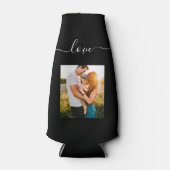 Rafraichisseur De Bouteilles Modèle photo Love Text Black Beer (Devant)