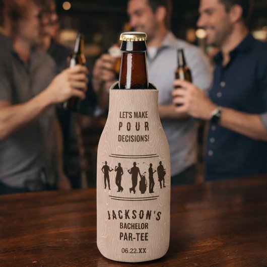 Rafraichisseur De Bouteilles Modern Golf Bachelor Par-tee Bachelor Party 