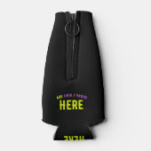 RAFRAICHISSEUR DE BOUTEILLES MODERNE ET MODERNE PERSONNALISABLE NOIR VÉRIFIÉ (Dos)