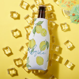 Rafraichisseur De Bouteilles Moderne Mariée de Mariage de Fille Citrons
