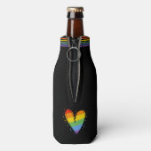 Rafraichisseur De Bouteilles Mois de fierté Rainbow LGBTQ Amour (Bouteille Dos)