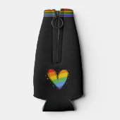 Rafraichisseur De Bouteilles Mois de fierté Rainbow LGBTQ Amour (Dos)
