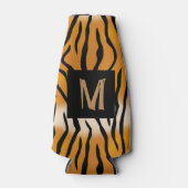 Rafraichisseur De Bouteilles Monogramme à rayures de tigres (Devant)