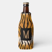 Rafraichisseur De Bouteilles Monogramme à rayures de tigres (Bottle Devant)