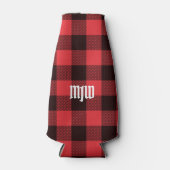 Rafraichisseur De Bouteilles Monogramme de Buffle Noir Rouge (Devant)