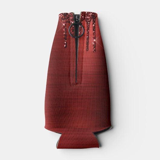 Rafraichisseur De Bouteilles Monogramme en métal brosse à Parties scintillant r (Dos)