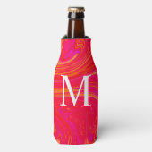 Rafraichisseur De Bouteilles Monogramme initiale coloré moderne (Bottle Devant)