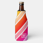 Rafraichisseur De Bouteilles Monogramme Moderne Été Grandes Cool (Bottle Devant)