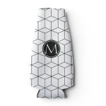 Monogramme noir et blanc élégant