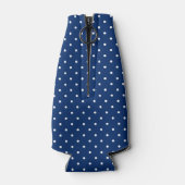 Rafraichisseur De Bouteilles Monogramme rouge blanc et bleu Pois (Dos)