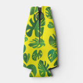 Rafraichisseur De Bouteilles Monstère tropicale Aquarelle Peinture Vert PERSONN (Dos)