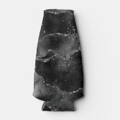 Rafraichisseur De Bouteilles Moody Agate | Onyx Black Silver Vampy Goth Parties (Devant)