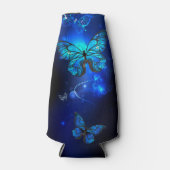 Rafraichisseur De Bouteilles Morpho Butterfly in the Dark Background (Devant)
