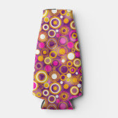 Rafraichisseur De Bouteilles Motif à points violet Polka (Devant)