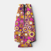 Rafraichisseur De Bouteilles Motif à points violet Polka (Dos)