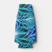 Rafraichisseur De Bouteilles Motif à répétition électrique bleu brillant (Devant)