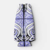 Rafraichisseur De Bouteilles Motif Abstrait violet blanc (Dos)