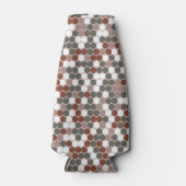 Rafraichisseur De Bouteilles Motif de camo rétro avec points verts et rouges (Devant)