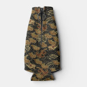 Rafraichisseur De Bouteilles Motif de dragon de mer Oriental (Dos)