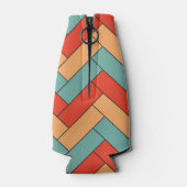 Rafraichisseur De Bouteilles Motif de forme géométrique transparent (Dos)