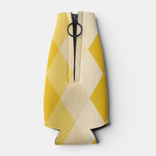 Rafraichisseur De Bouteilles Motif de forme Rhombus à teinte jaune (Dos)
