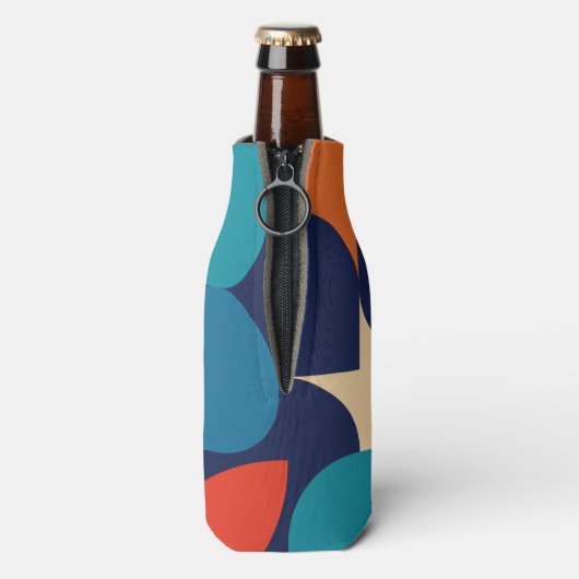 Rafraichisseur De Bouteilles Motif de formes géométriques multicouleurs Abstrai (Bouteille Dos)