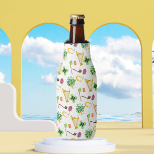 Rafraichisseur De Bouteilles Motif de la Fête de la Harpe celtique St. Patrick