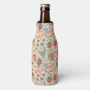 Rafraichisseur De Bouteilles Motif d'été avec la crème glacée